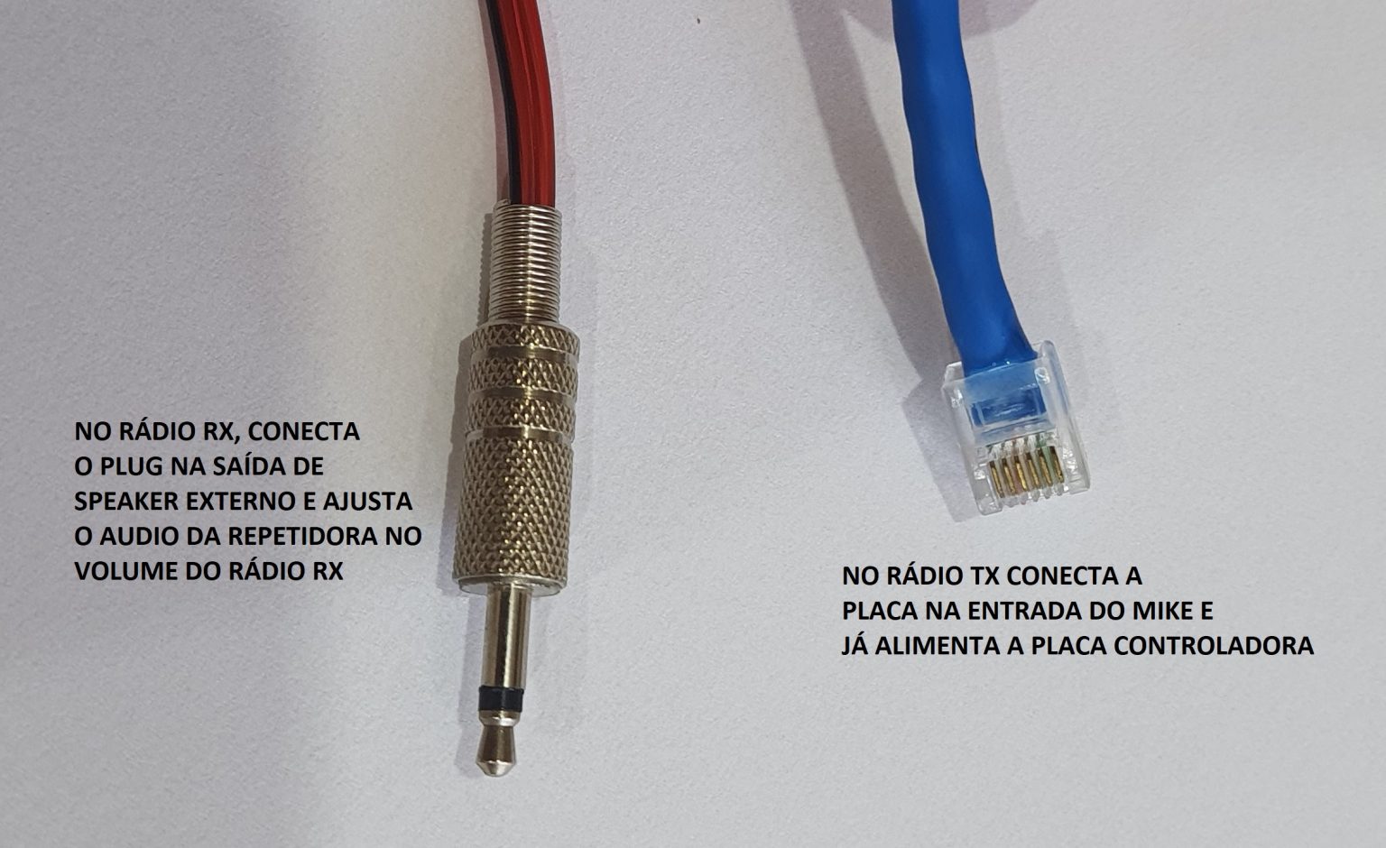 Programar Radio Rx Tx Placa Interface Controladora Repetidor 2 Rádios RX TX sem COR (COS/CSQ ...